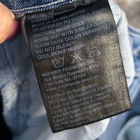 5 for $25🔥Wt02 Distressed Acid Washed Jeans size 30X30 - Picture 4 of 5